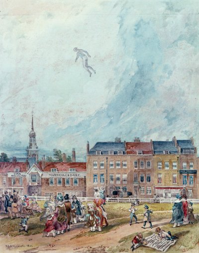 Ein Luft-Guy-Fawkes, 1840 von English School